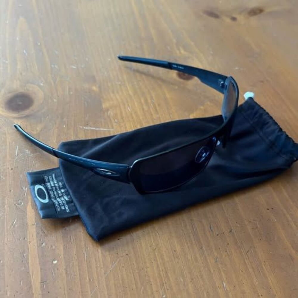 Oakley Spike Sunglasses in Black + Microfiber Pouch